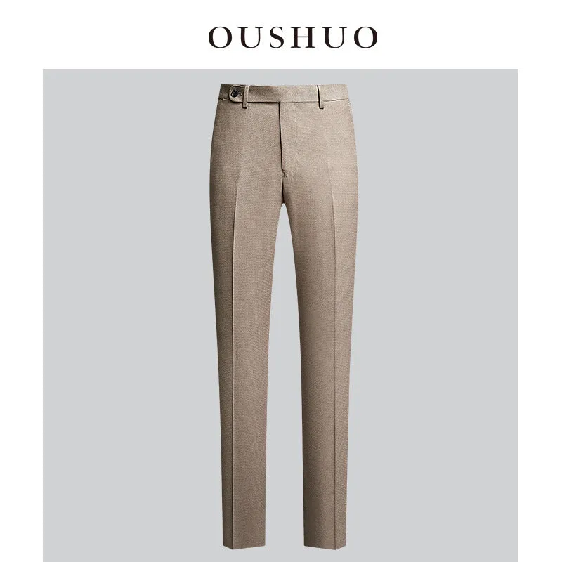 مجموعة اروين التجارية ARWEN&AJH GROUP  2024 European New Arrival Drooping Trousers Men&#039;s Business Formal Fitting Suit Pants Anti-wrinkle Non-iron Khaki Autumn Suit Pants