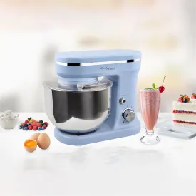 1200W Mix Master 5L Kitchen Stand Mixer w/Bowl/Whisk/Beater - Blue