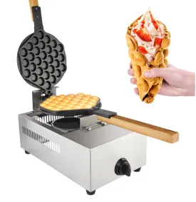 A-FY6G Bubble Waffle Maker Machine | GAS Type Egg Waffle Maker | Professional Rotated Bubble Waffle Machine