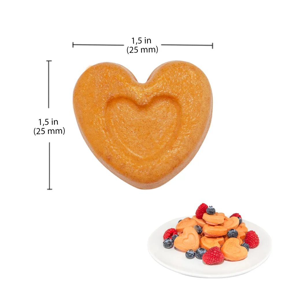 AP-552 Mini Dutch Pancake Maker | Poffertjes Iron | 25 Pcs | Heart-Shaped Pancakes | Mini Dutch Pancakes