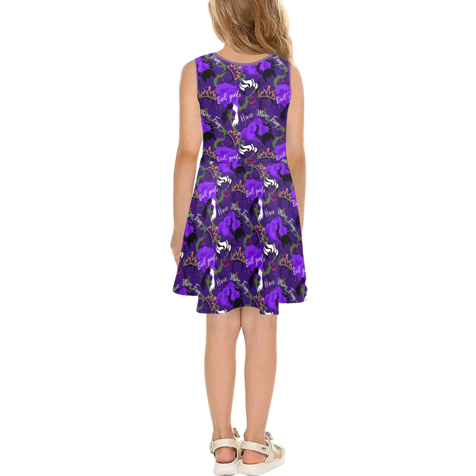 Bad Girls Have More Fun Girls' Sleeveless Sundress