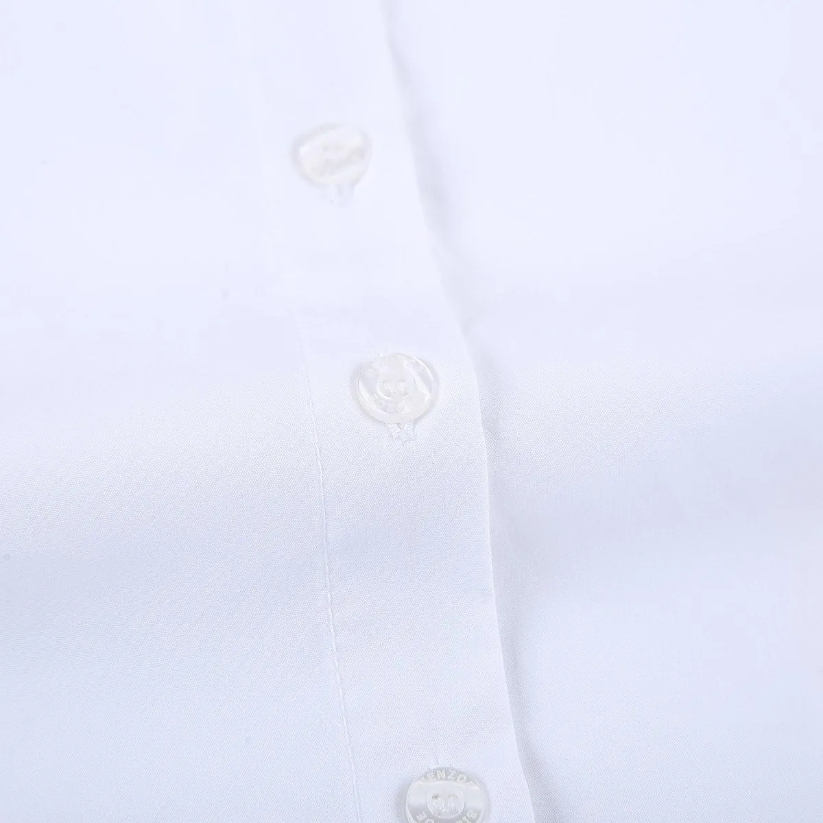 Bienzoe Girls Shirt Long Sleeve: White Button Up Kids School Uniform Cotton Oxford Collared Puff Dress Blouse