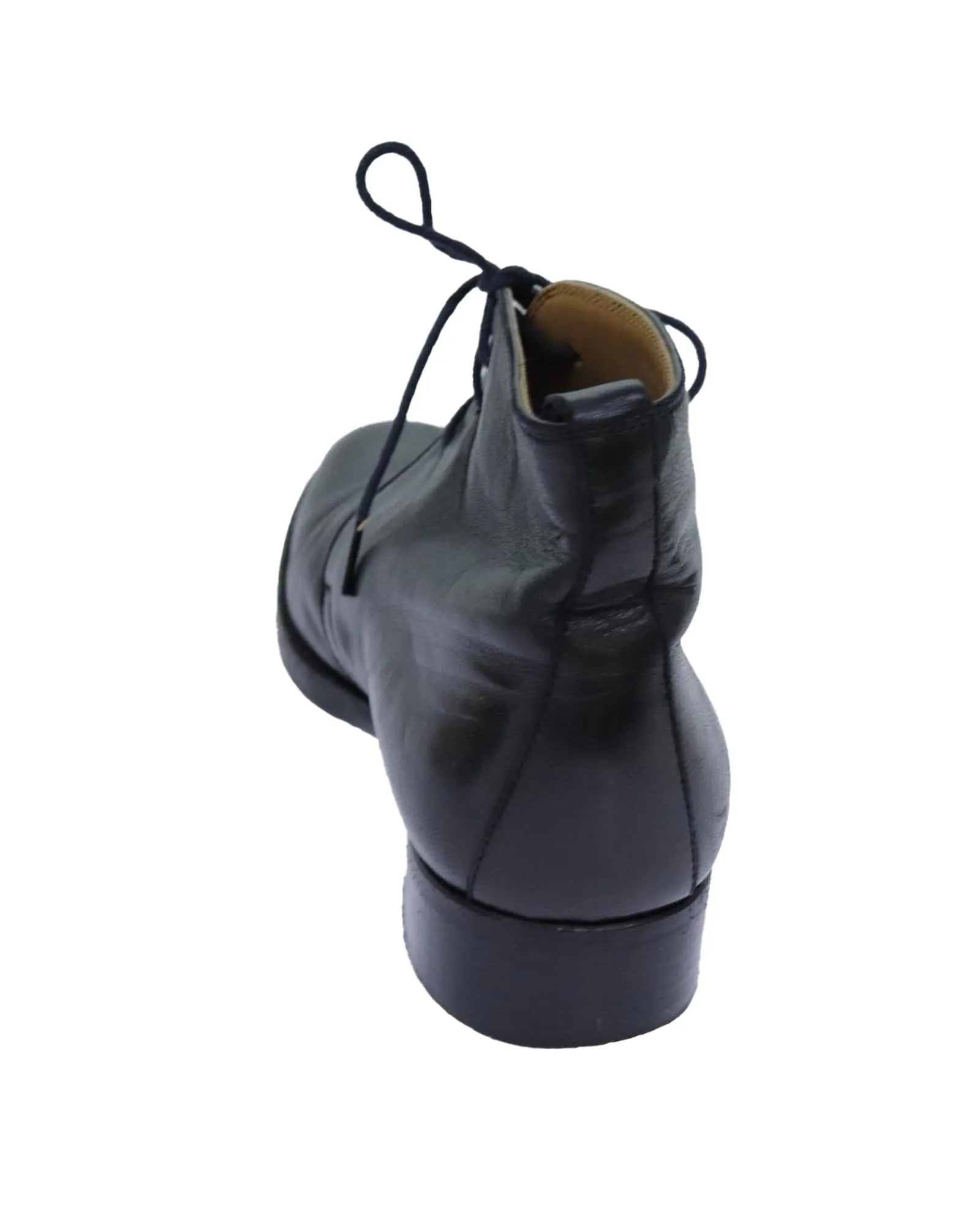Black Leather Shoes by HERMES