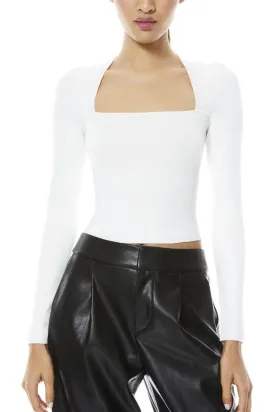 Body Fit White Full Sleeve T-Shirt