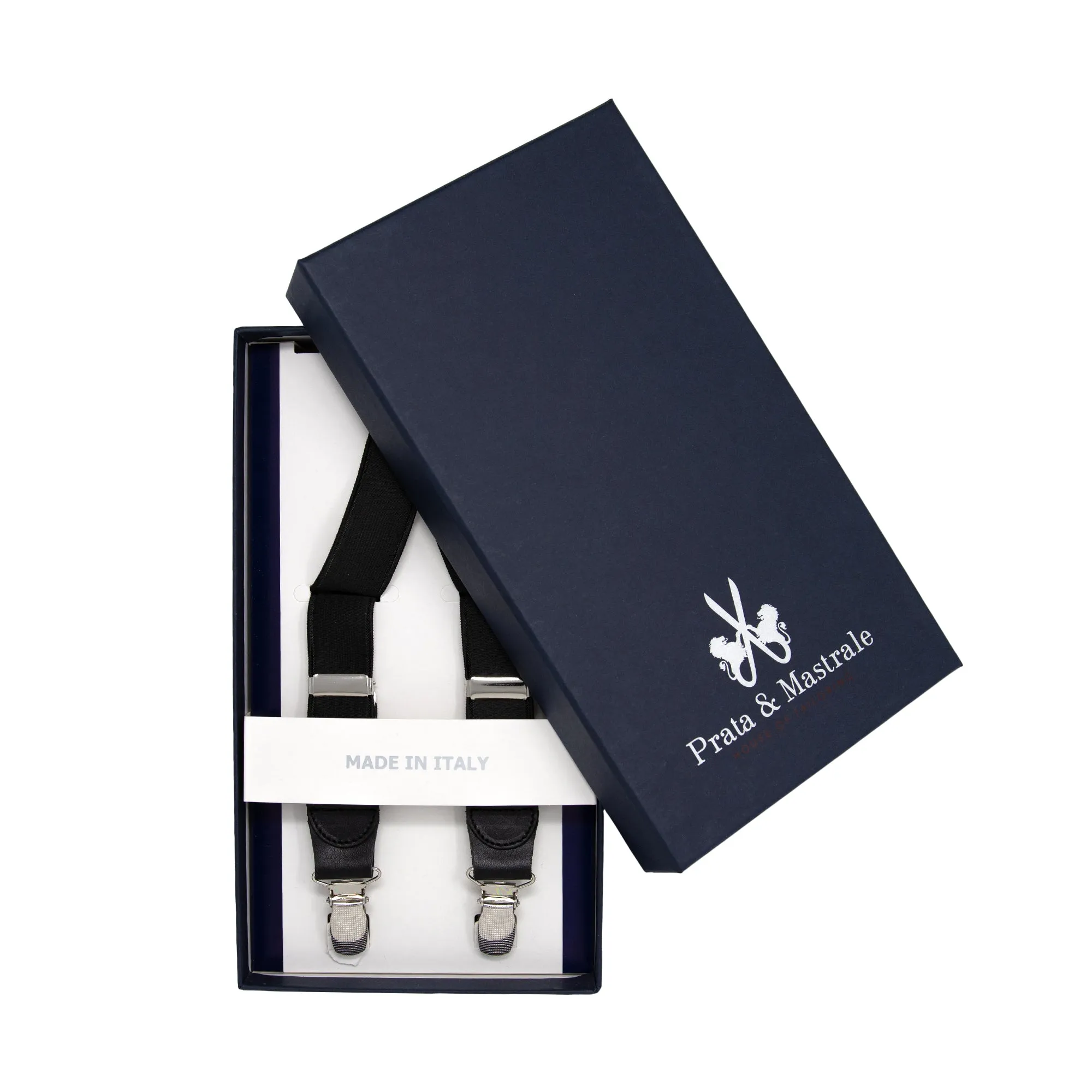Bretelle Classiche - BLACK WITH CLIPS