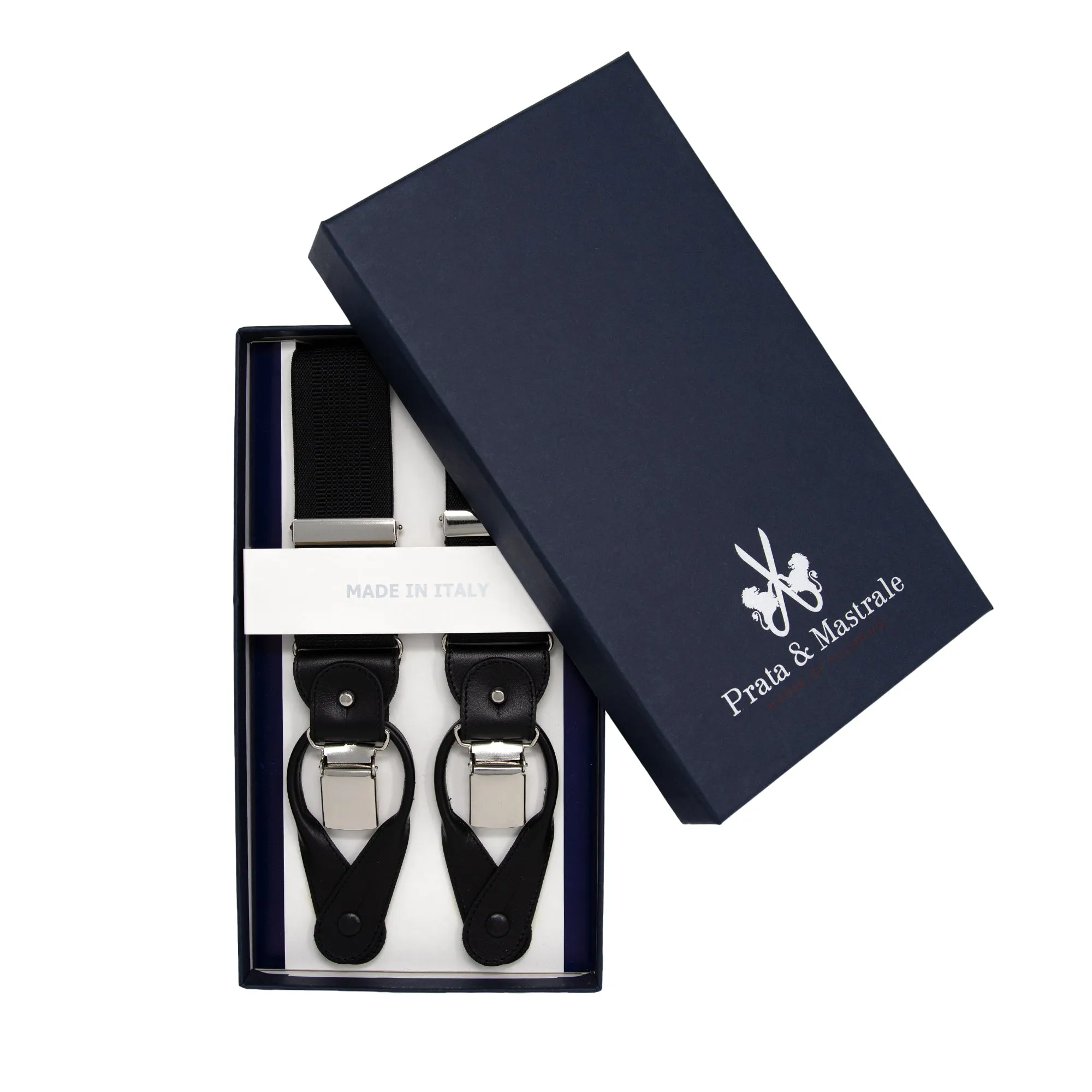 Bretelle Larghe - BLACK JACQUARD