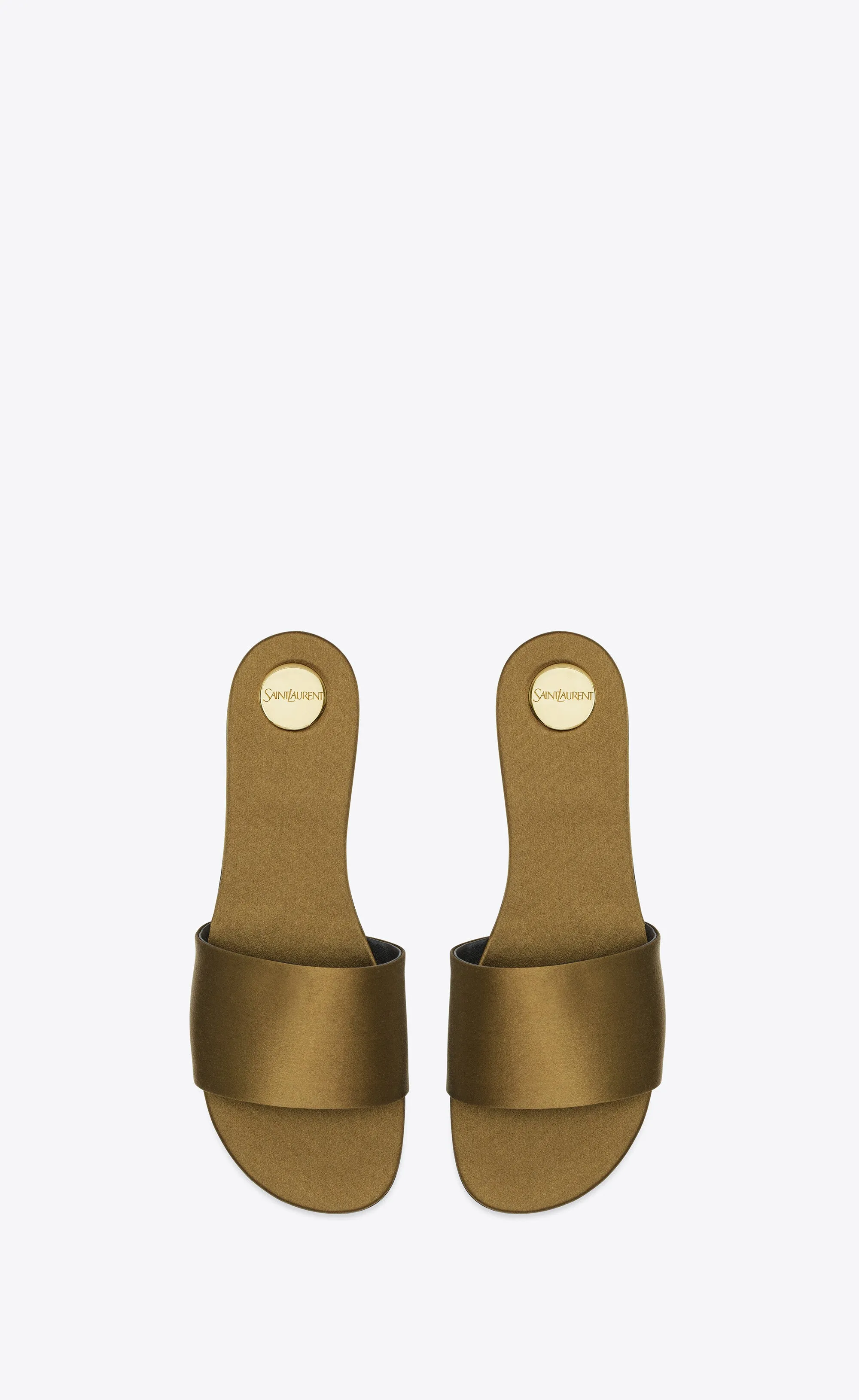 Carlyle Slides In Satin Crepe