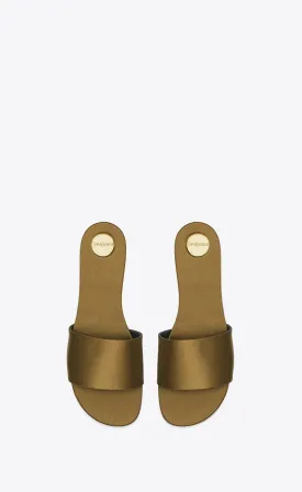 Carlyle Slides In Satin Crepe