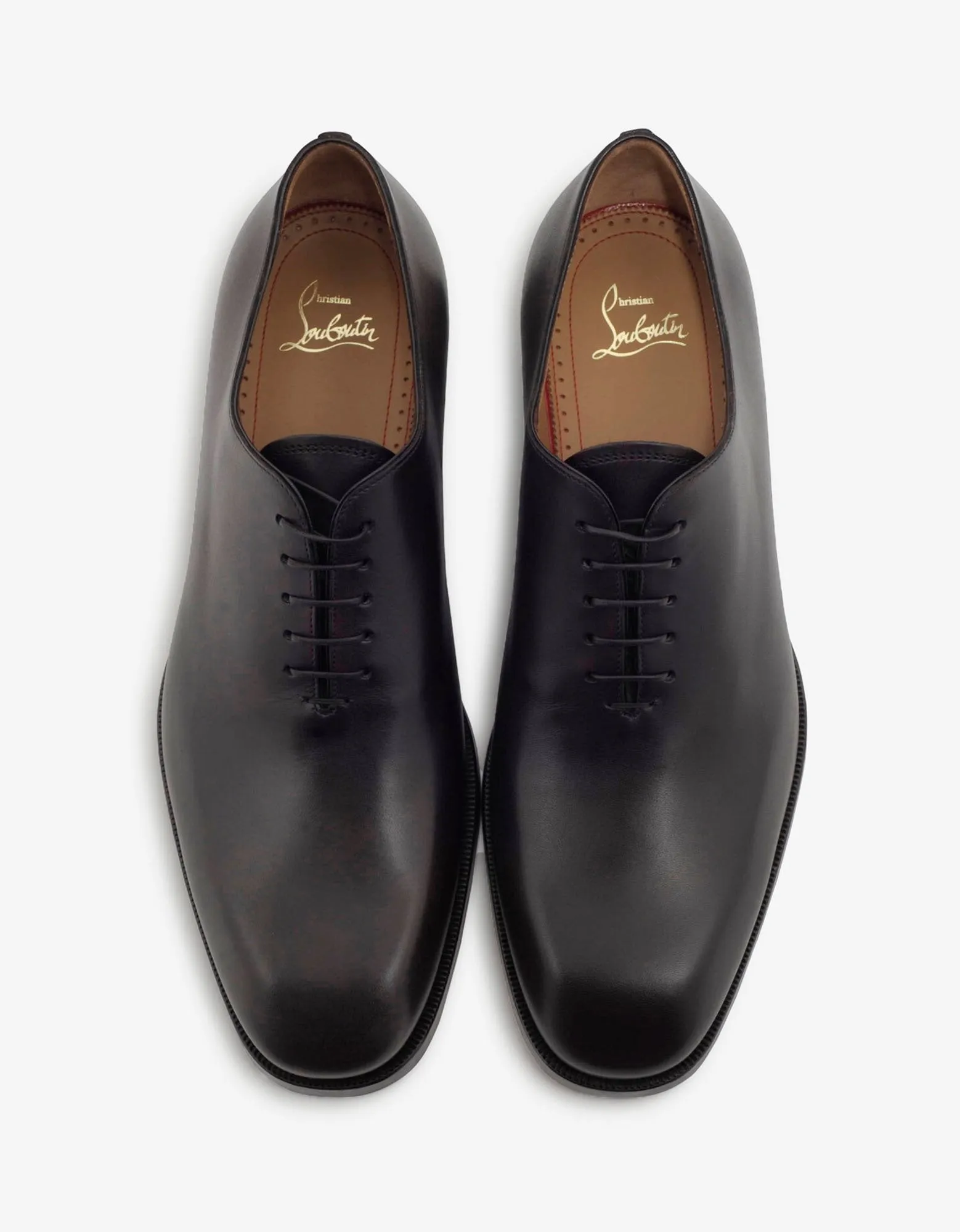 Corteo Brown Patina Leather Oxford Shoes