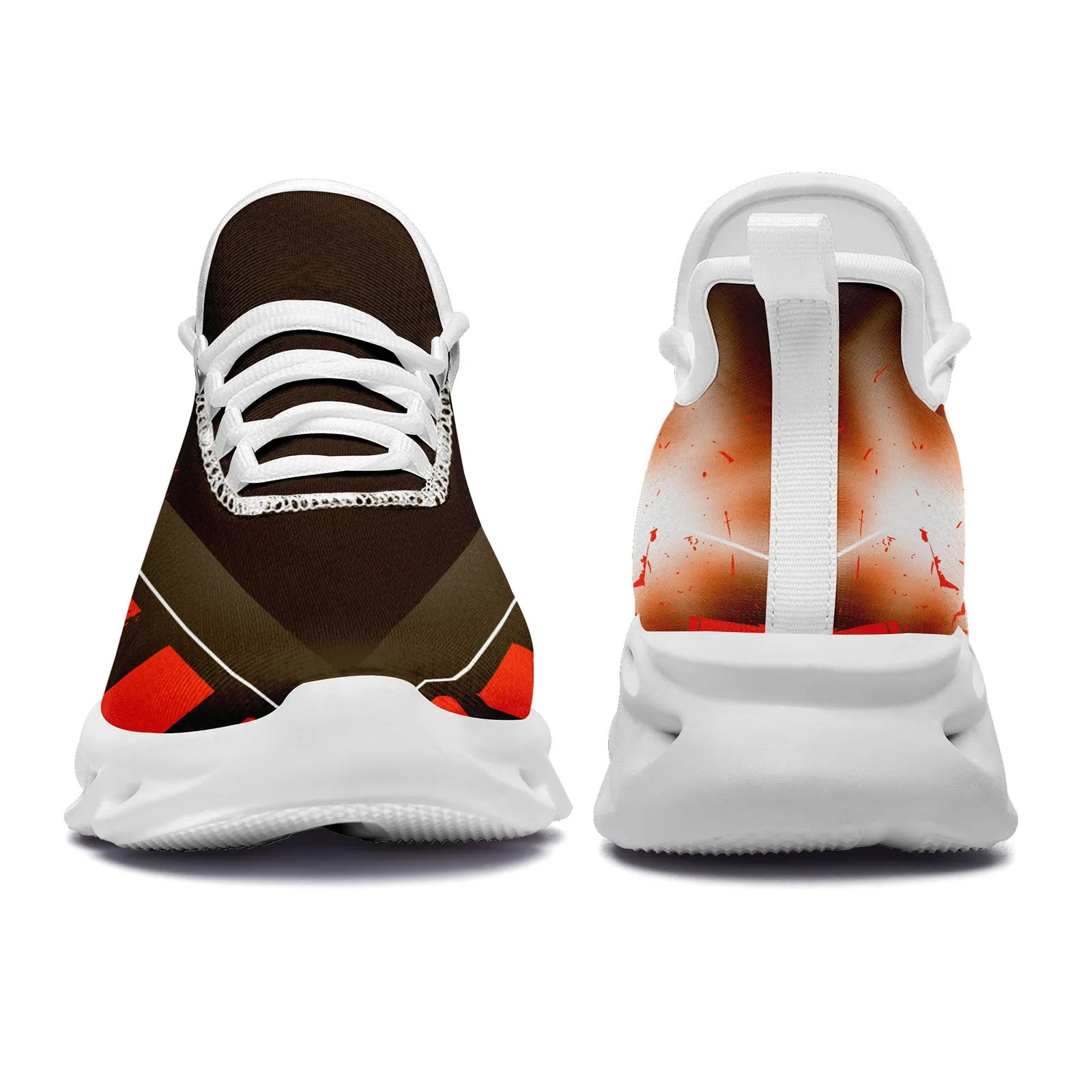Custom Orange Brown Cleveland Maxsoul Shoes Personalized Sneaker FN003-D020260-8