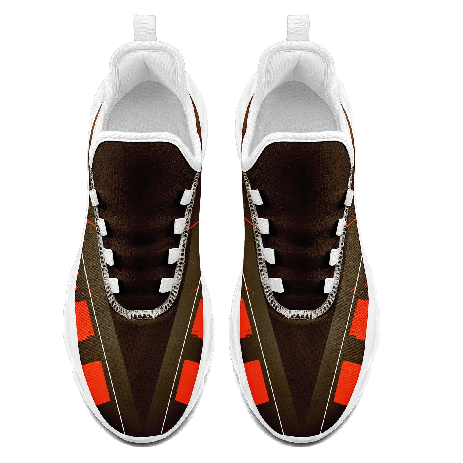 Custom Orange Brown Cleveland Maxsoul Shoes Personalized Sneaker FN003-D020260-8