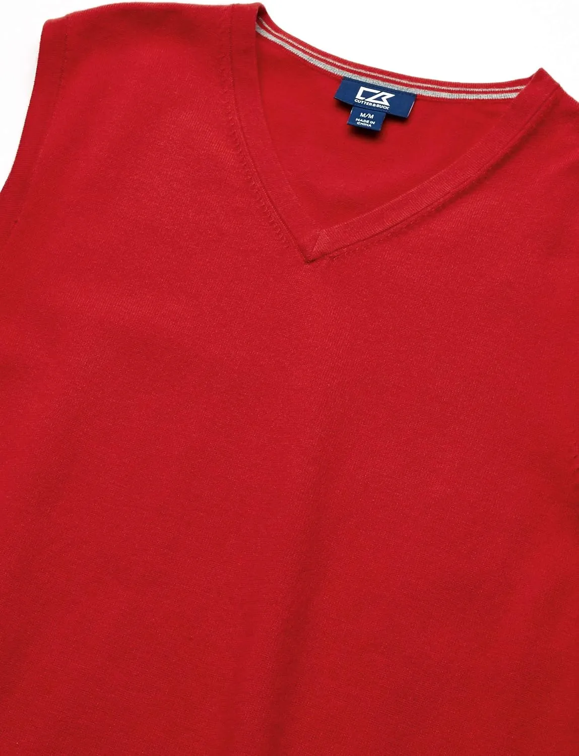 Cutter & Buck Men's Cotton-Rich Lakemont Anti-Pilling V-Neck Sweater Vest