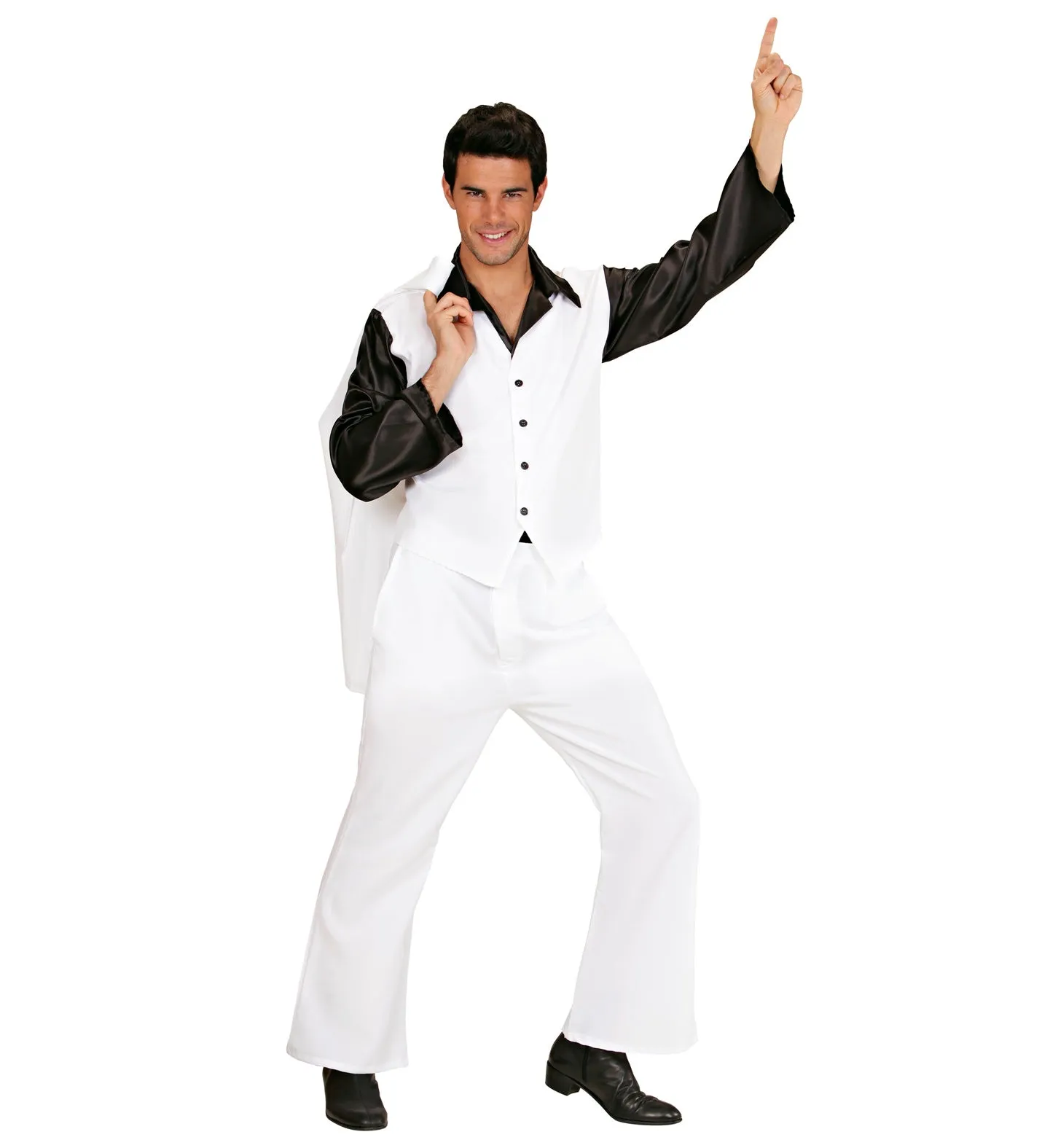Deluxe 70's Disco Fever Costume White