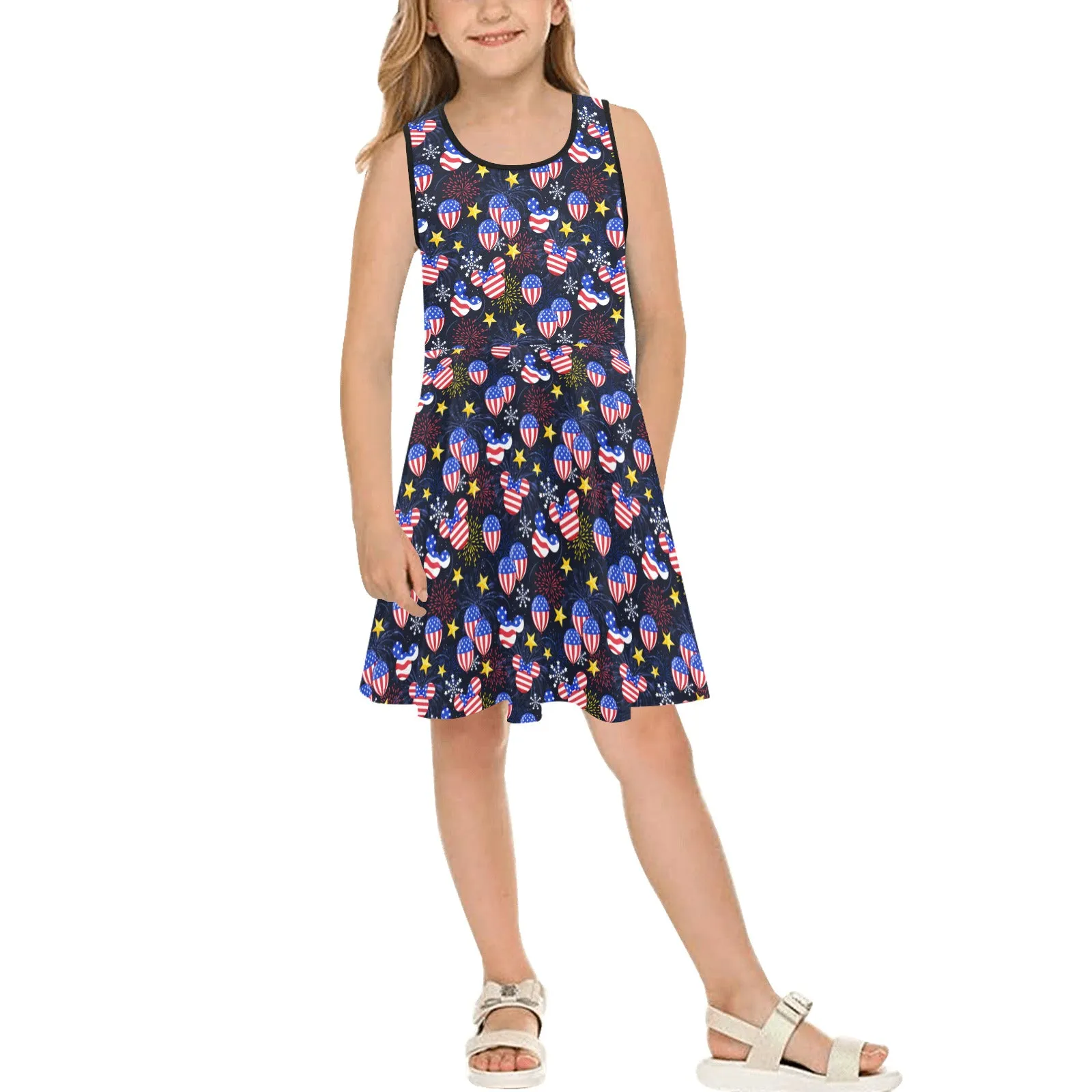 Disney American Celebration Girls' Sleeveless Sundress