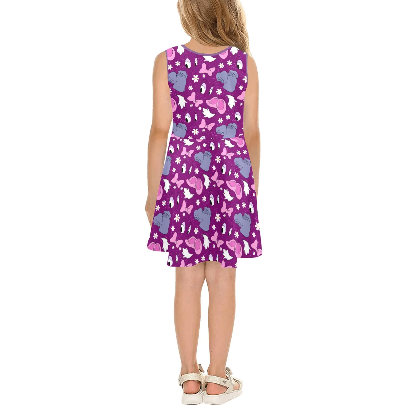 Disney Daisy Duck Born To Stand Out Girls' Sleeveless Sundress