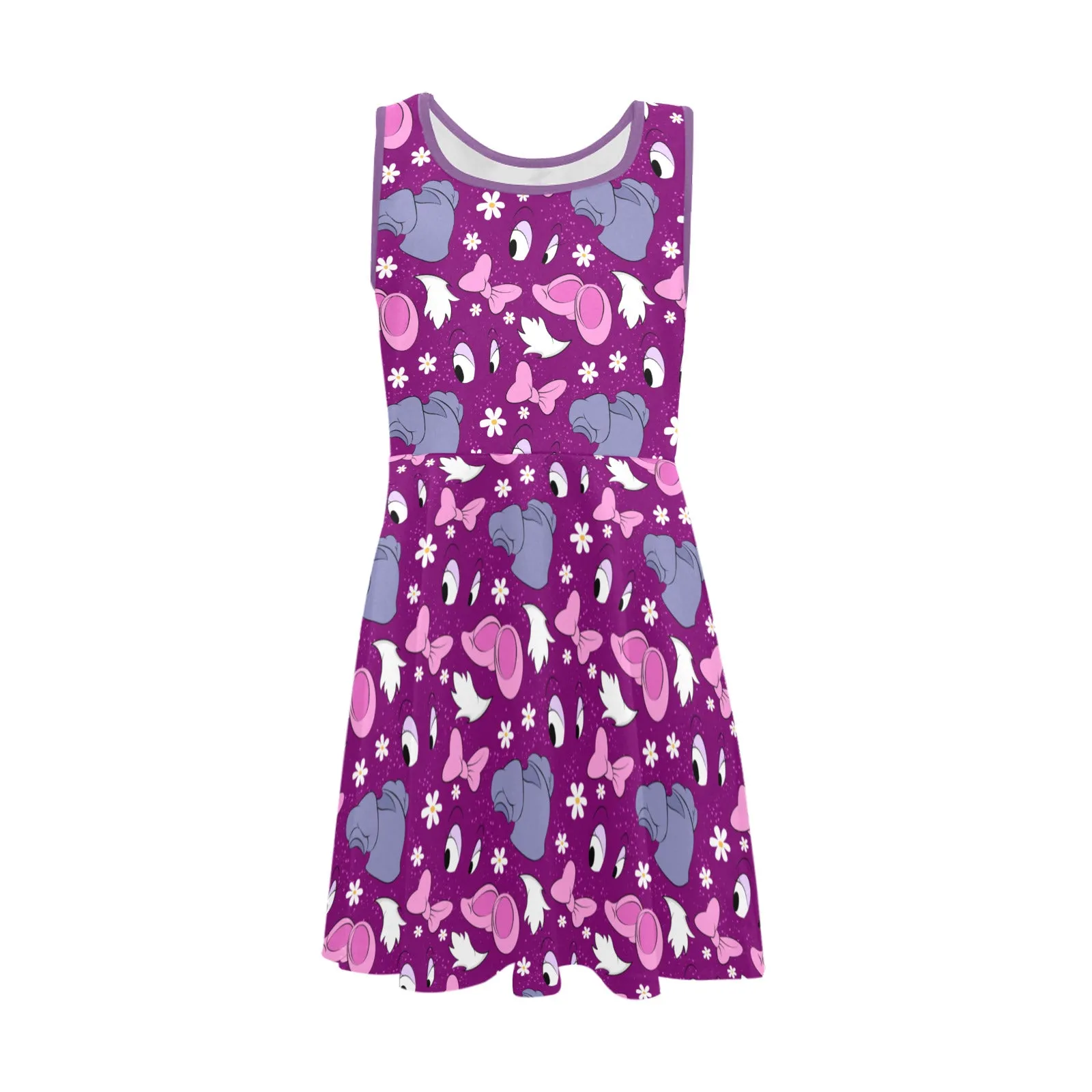 Disney Daisy Duck Born To Stand Out Girls' Sleeveless Sundress