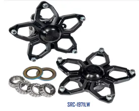 DMI Midget Black Widow Hub Set - Lightweight Black