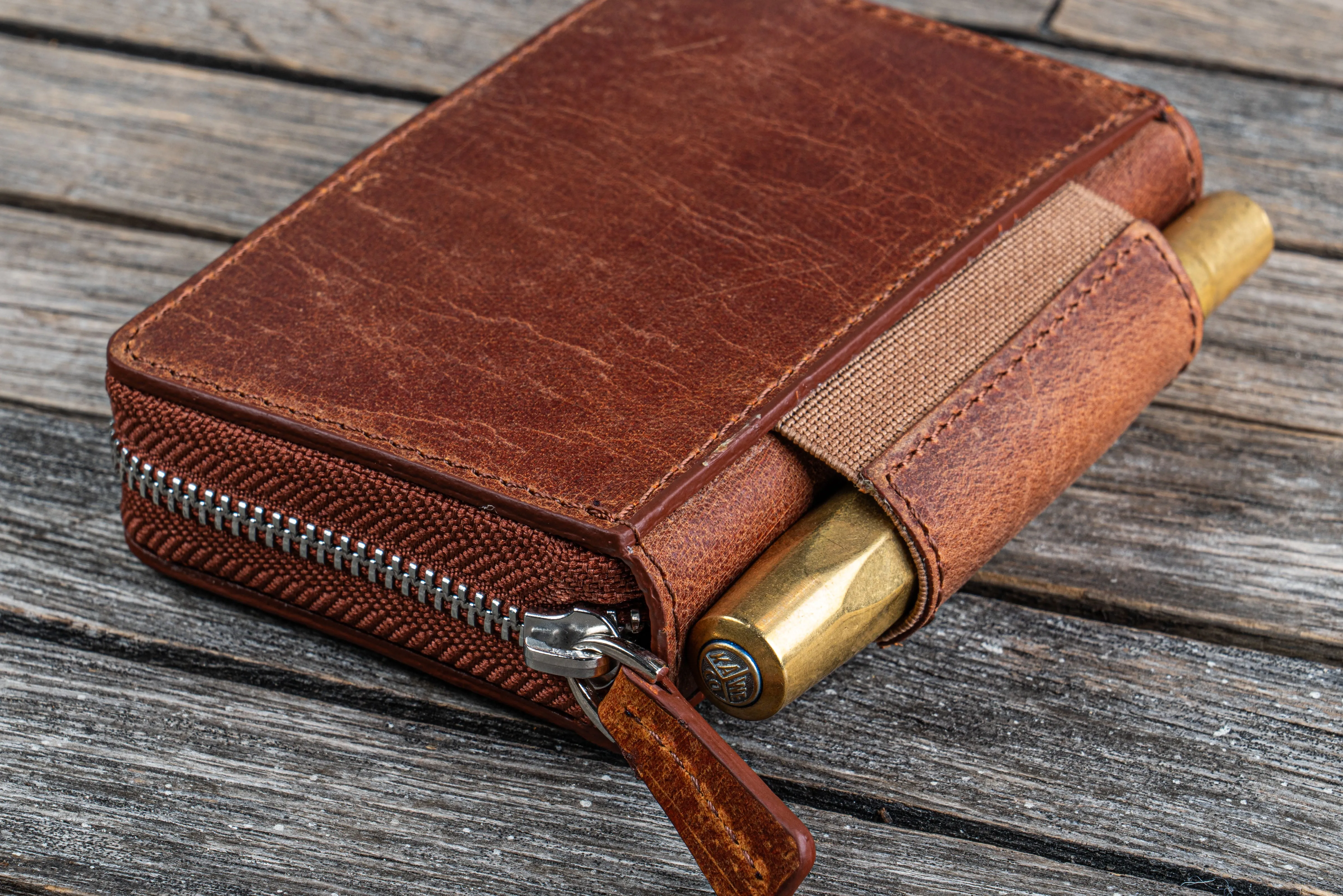 EDC Wallet - Crazy Horse Tan