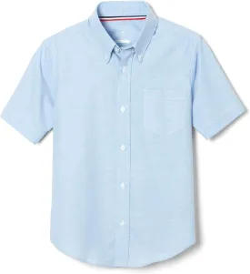 French Toast Boys' Short Sleeve Oxford Dress Shirt (Standard & Husky)