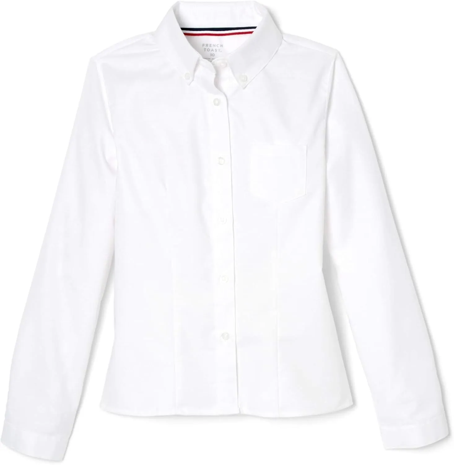 French Toast Girls' Long Sleeve Oxford Blouse