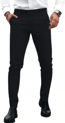 GINGTTO Mens Dress Pants Slim Fit Stretch Formal Pants for Men