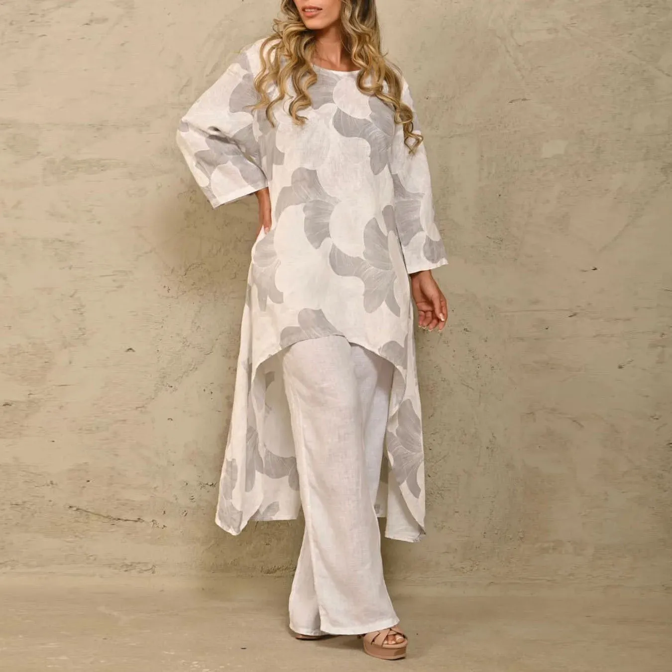 Loose fit Custom Print women’s 2 piece set