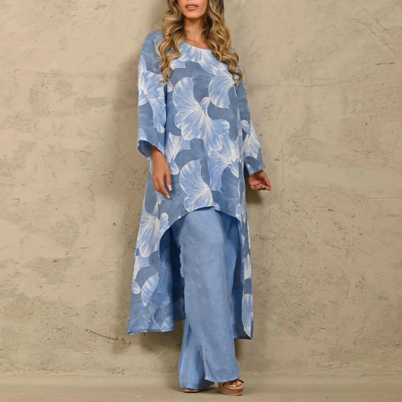 Loose fit Custom Print women’s 2 piece set