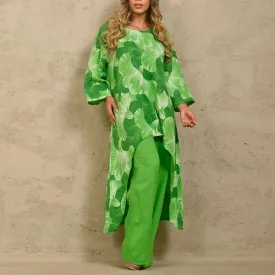 Loose fit Custom Print women’s 2 piece set