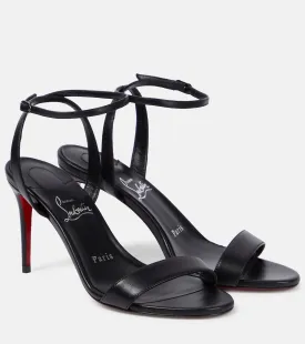 loubigirl 85 Christian Louboutin leather sandals, black