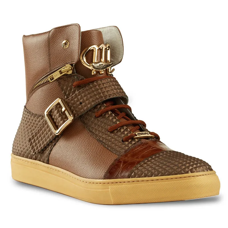 Mauri - 8515 "San Lorenzo" Baby Croc/Calf Sneakers