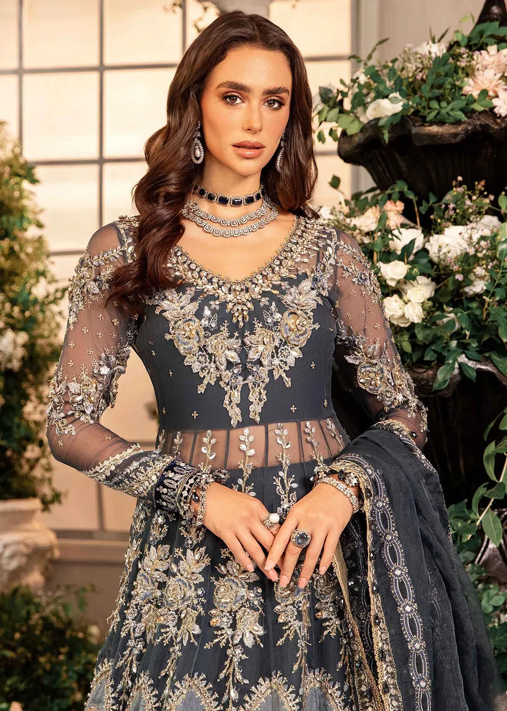 Mbroidered Wedding Formals Edit '24 by Maria B | BD-2901