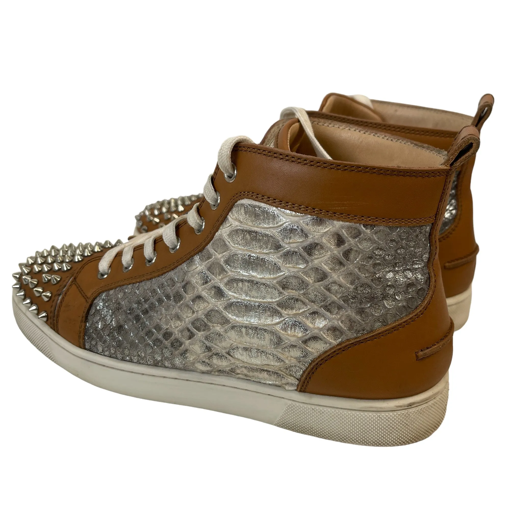 Men's Python Spike High Trainers Brown Size EU 42 / UK 8