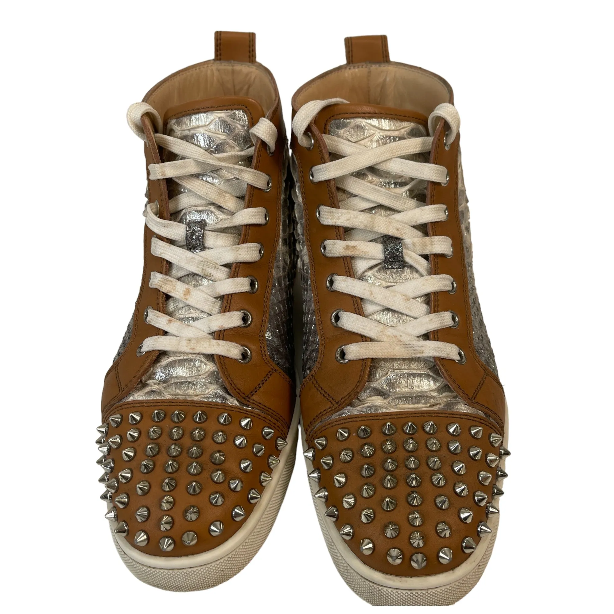 Men's Python Spike High Trainers Brown Size EU 42 / UK 8