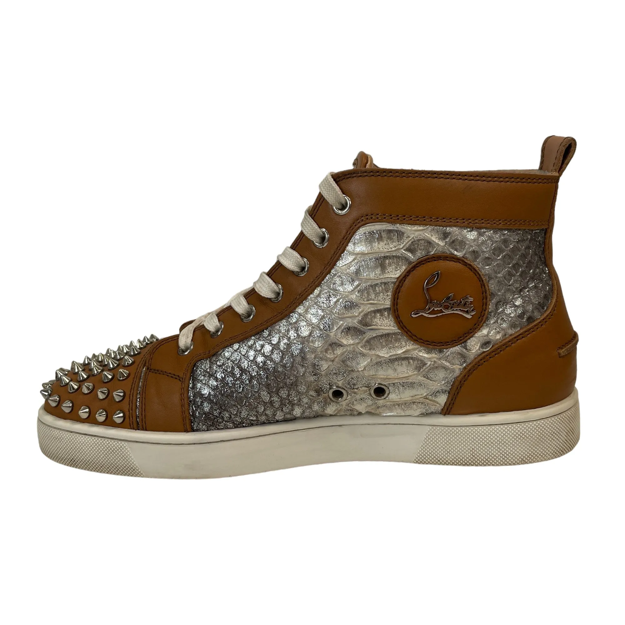 Men's Python Spike High Trainers Brown Size EU 42 / UK 8