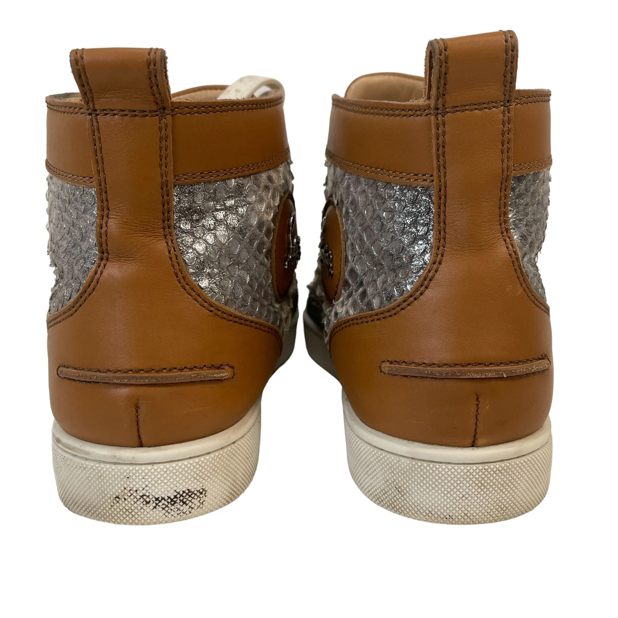 Men's Python Spike High Trainers Brown Size EU 42 / UK 8