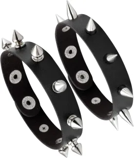 MILAKOO Men Punk Leather Bracelet Spike Cuff Wrap Bracelets Wristband for Women