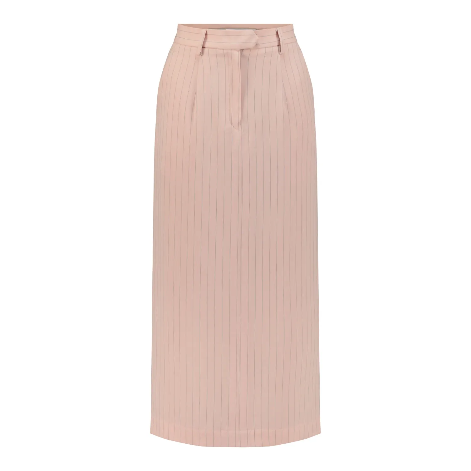 Pinstripe "power suit" skirt