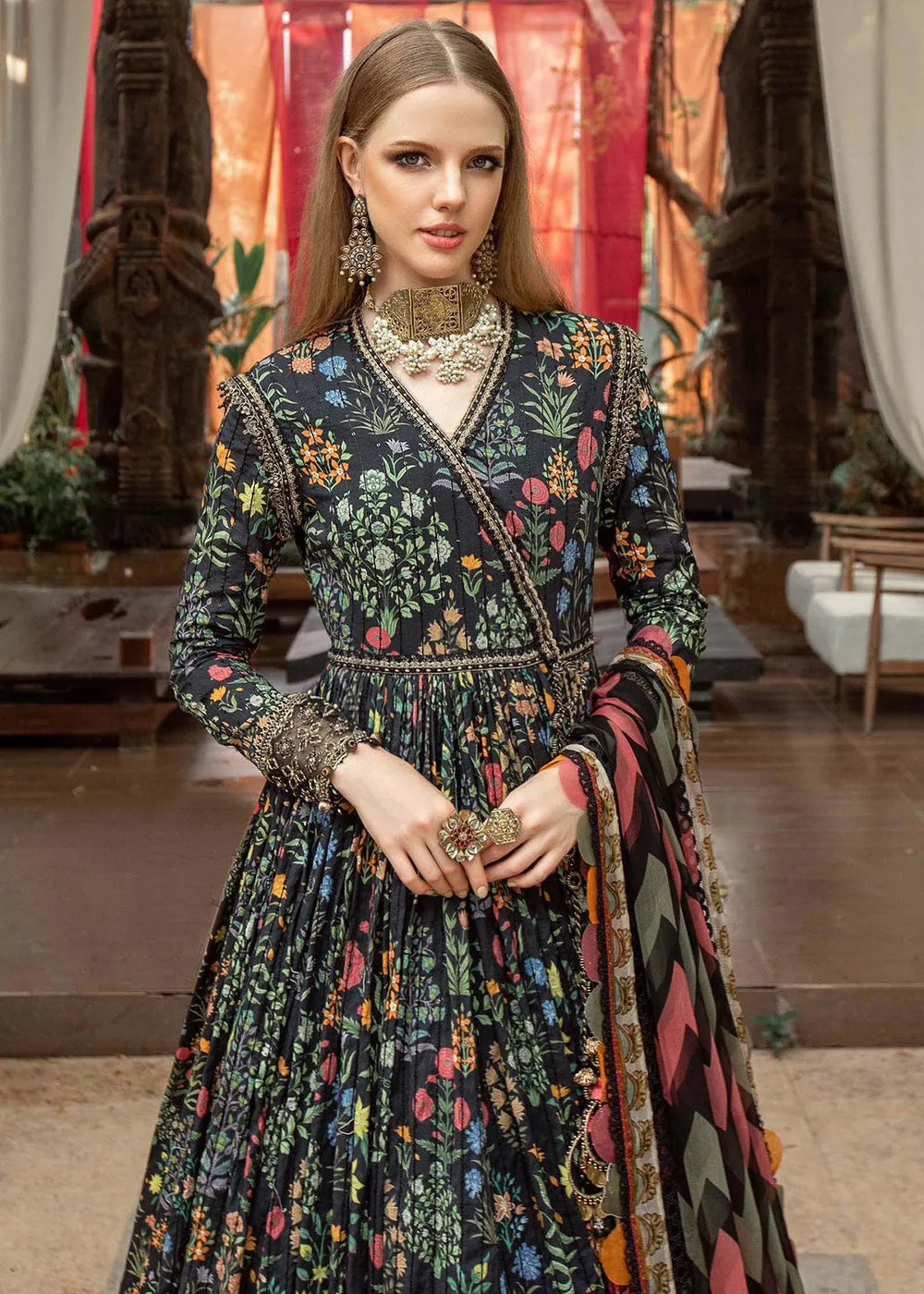Printed Lawn Suit - Maria B - M.Prints Eid Collection 2023 - MPT-1808-B
