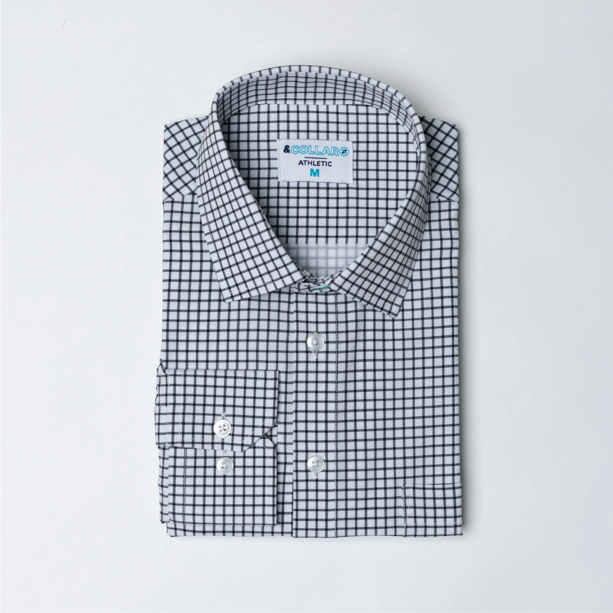 Range Shirt - White w/ Black Check