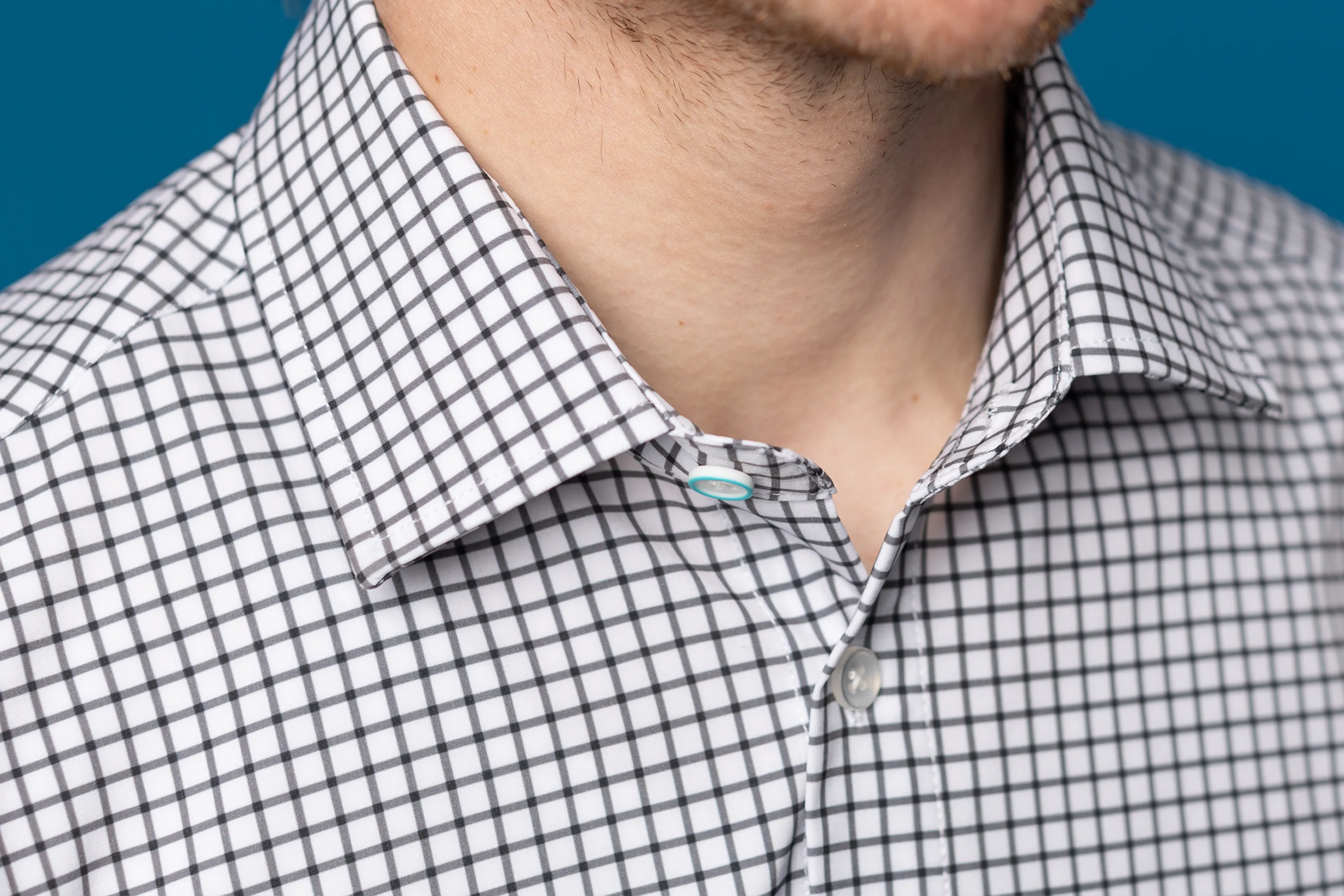 Range Shirt - White w/ Black Check