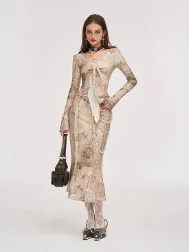 Retro long skirt suit【s0000007247】