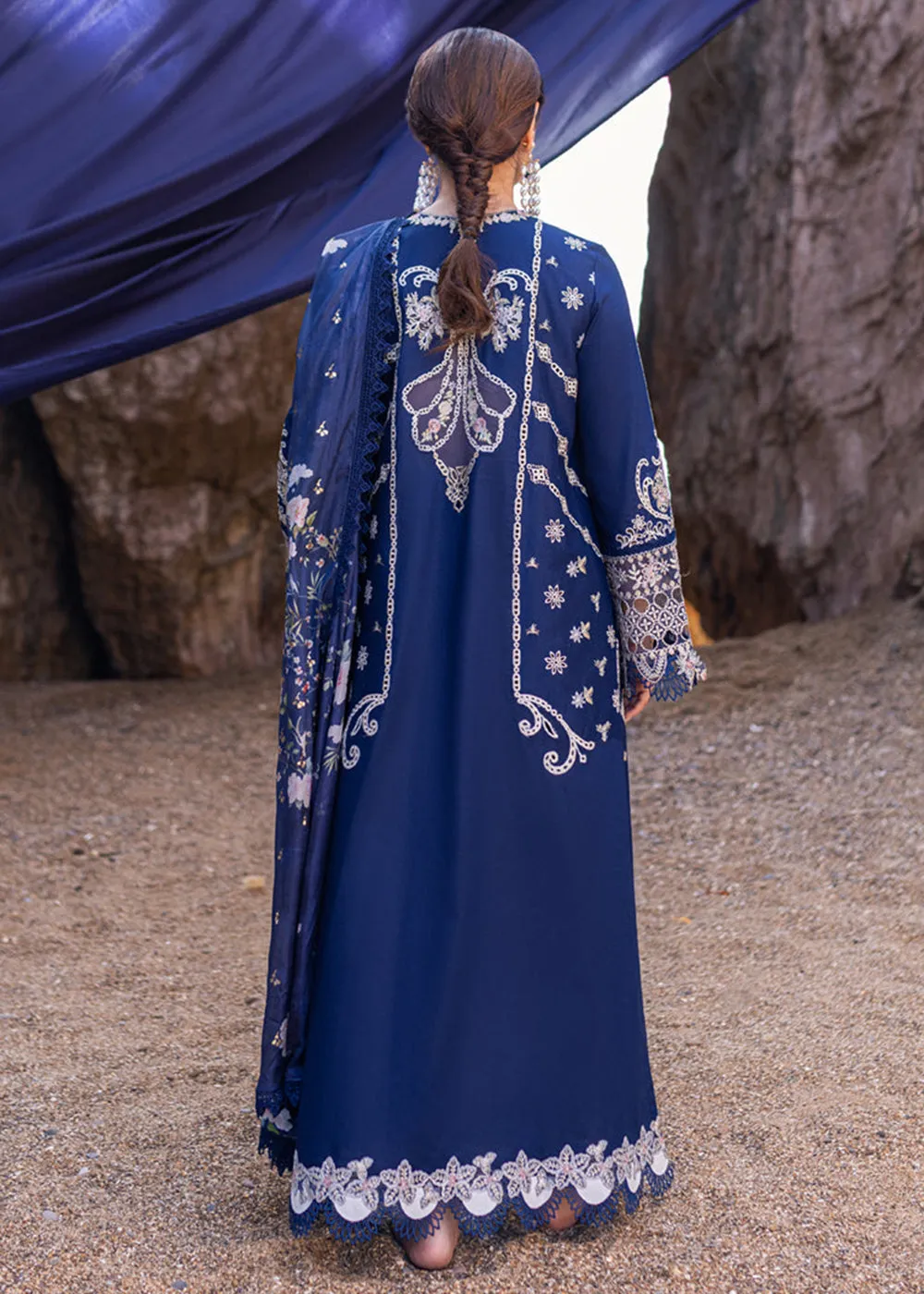 Sahil Kinare Luxury Lawn '24 by Qalamkar | FP-06 MIRAY