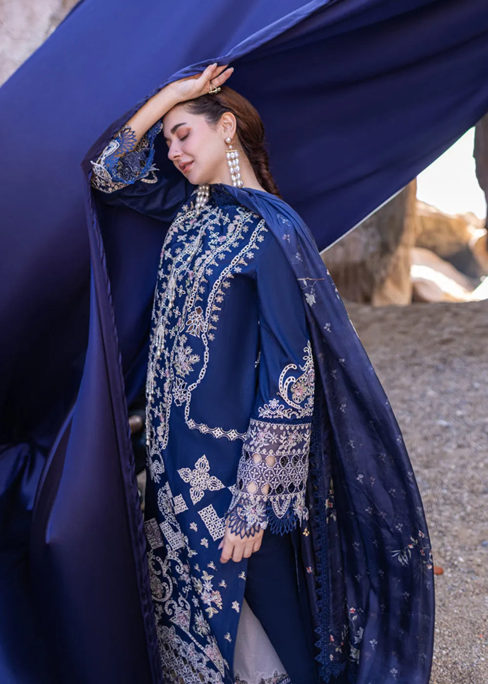 Sahil Kinare Luxury Lawn '24 by Qalamkar | FP-06 MIRAY