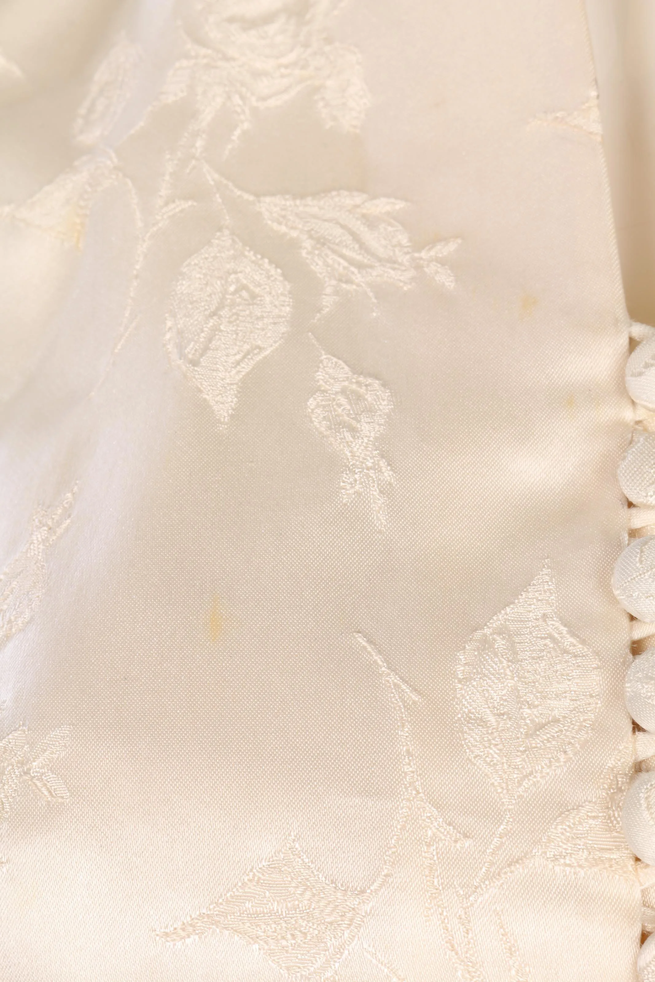 Short vintage strapless wedding dress and matching jacket size S