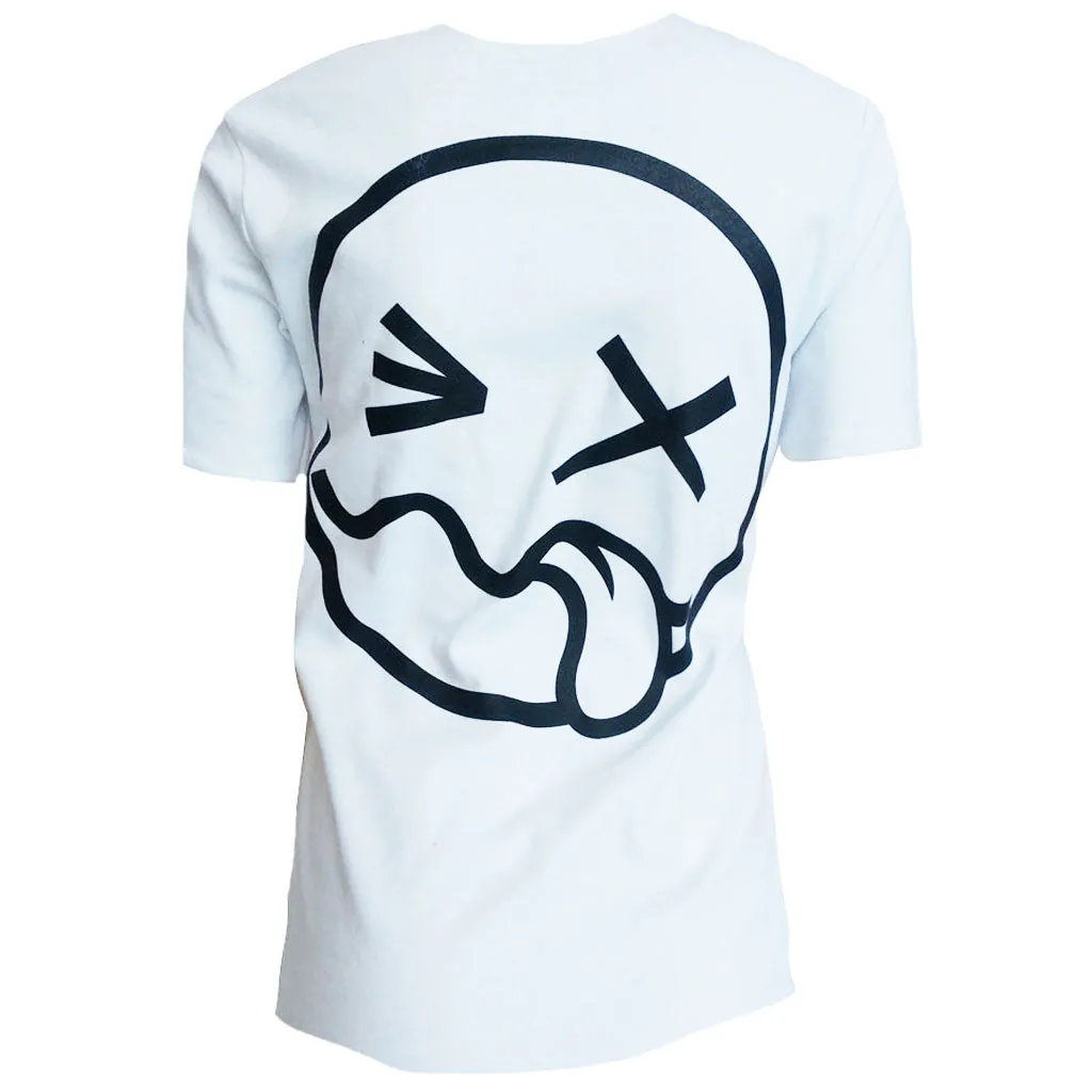 SIDE TONGUE UNISEX T-SHIRT WHITE