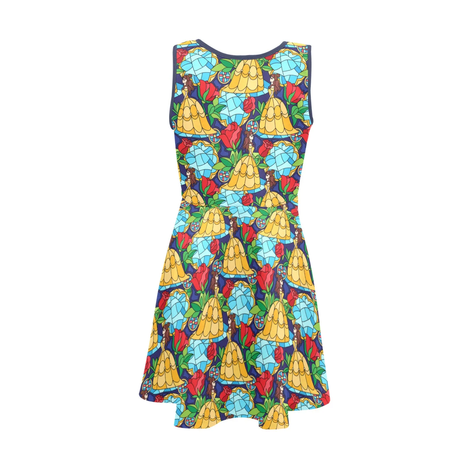 Stained Glass Girl's Sleeveless Sundress