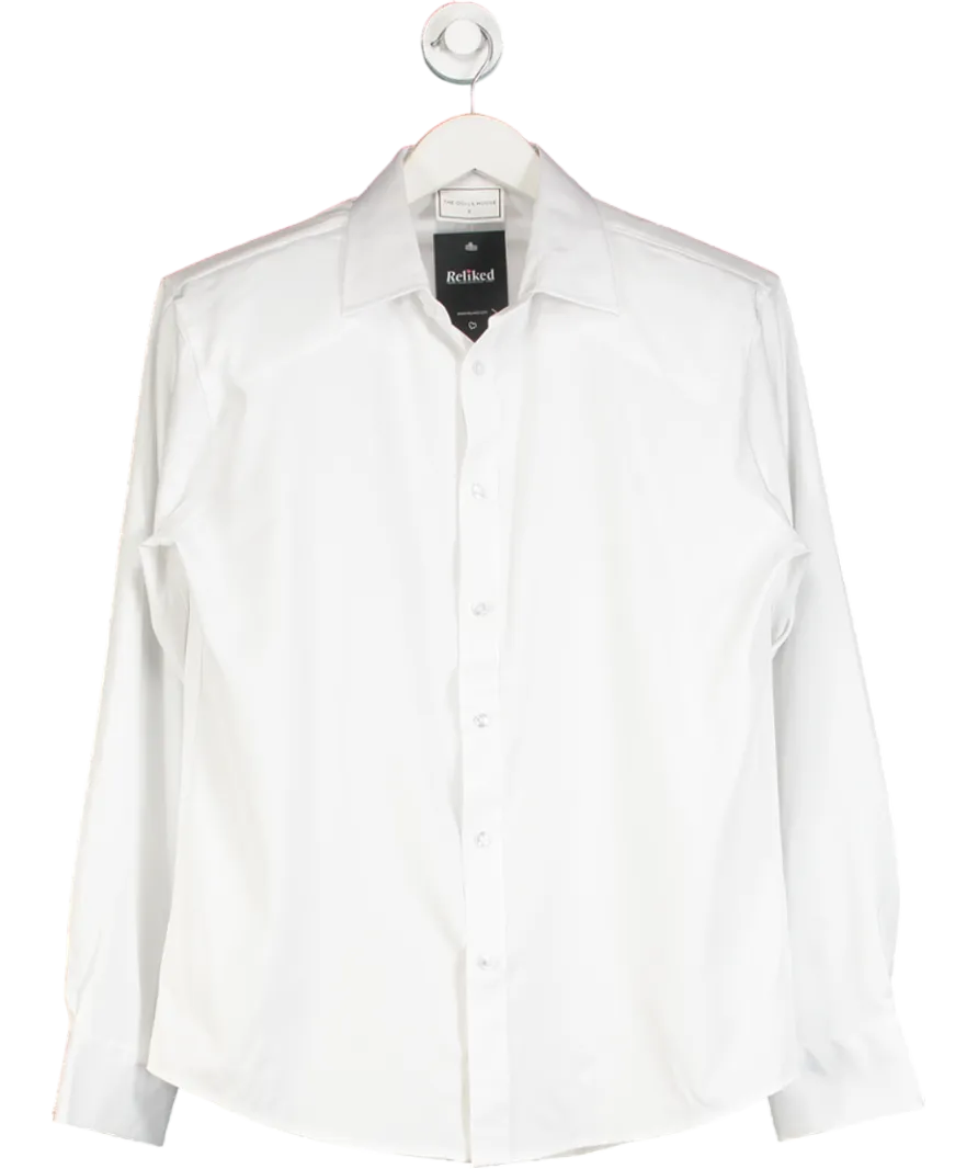 The Dolls House White Shoulder Pads Shirt UK S