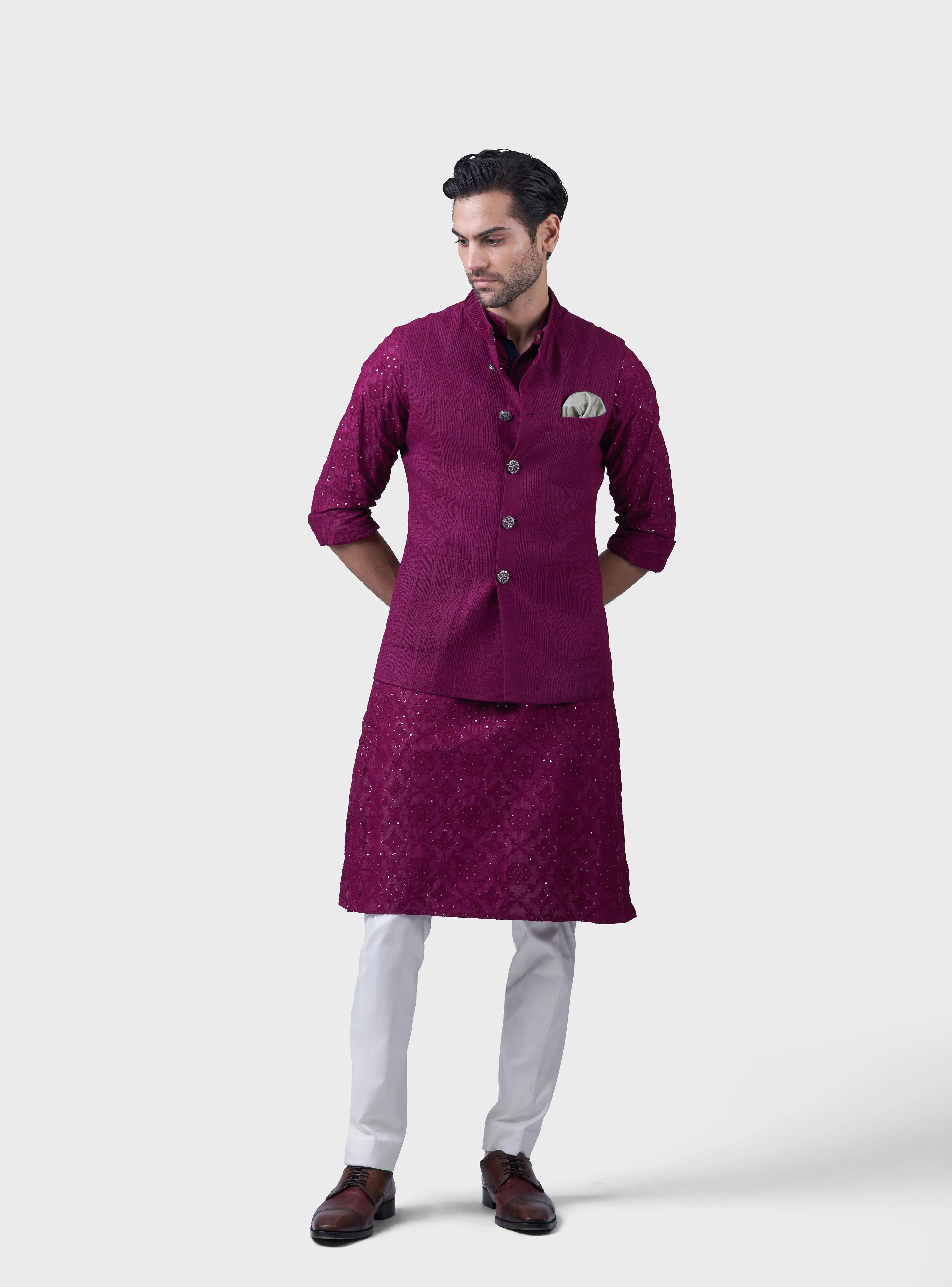 THE PINCH TUCK WAISTCOAT