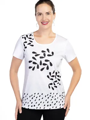 Variations- Balck & White Sparkle T-Shirt