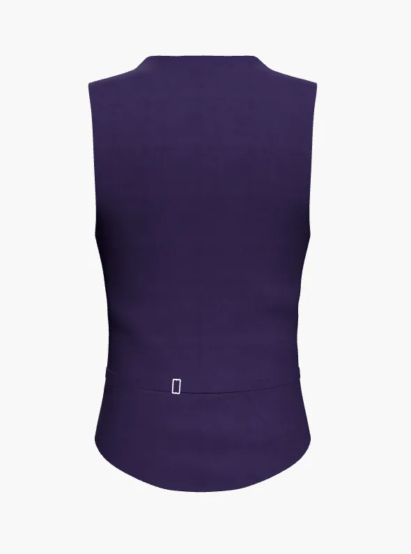 Waistcoat Dark Purple Super 110'S / Style No WL2335068